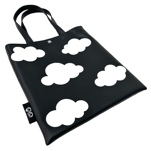 black cloud tote bag
