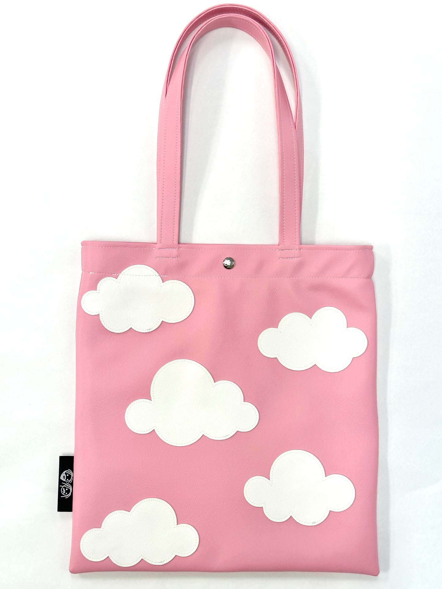 pink cloud tote bag