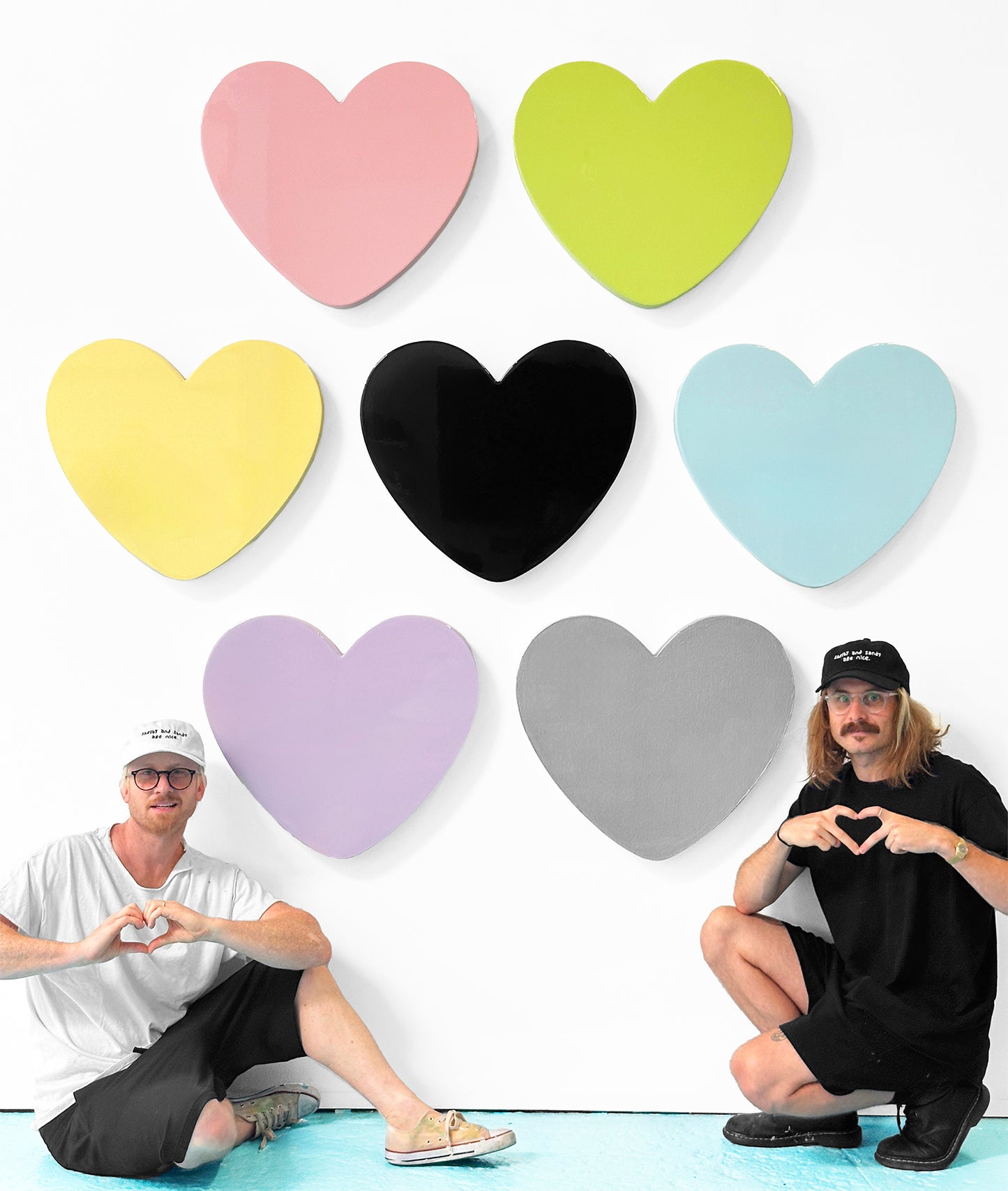 heart paintings