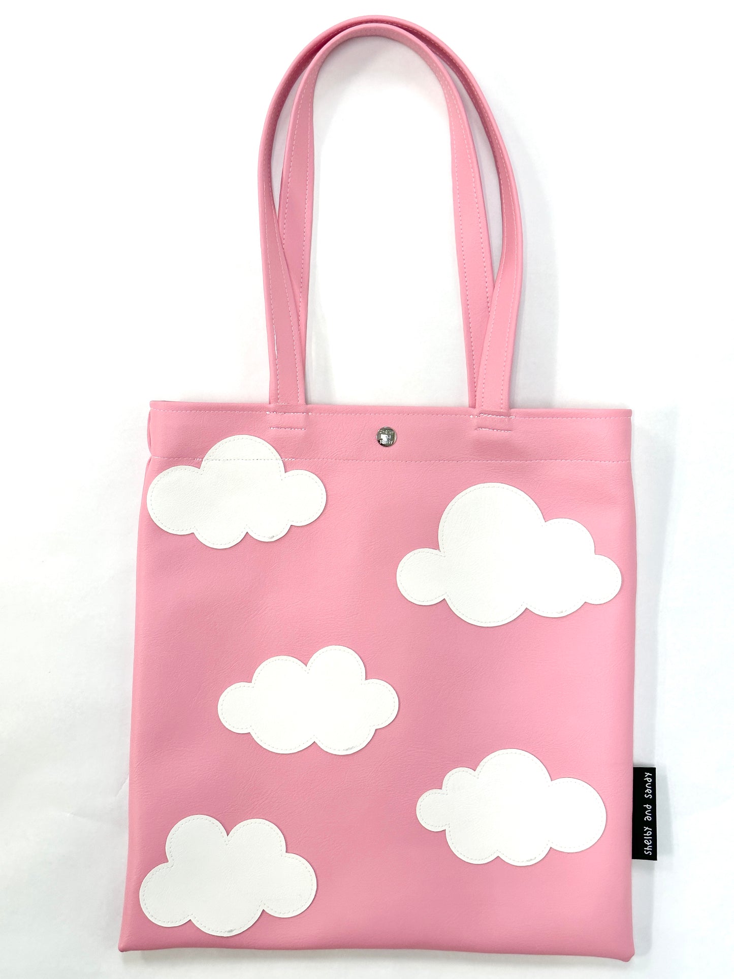 pink cloud tote bag